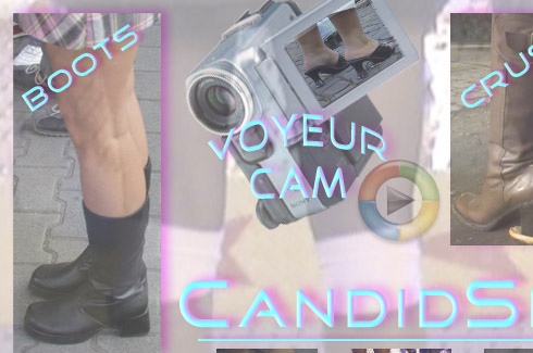 Voyeur Cam for boots and candid street clips